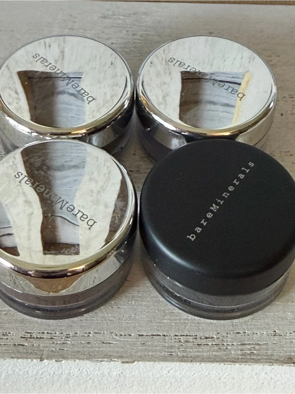 Lot x 4 NEW BareMinerals Eye Liner Shadow Eyeliner - Yoga, Caviar, Starry Night